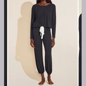 Eberjey black slouchy pajamas